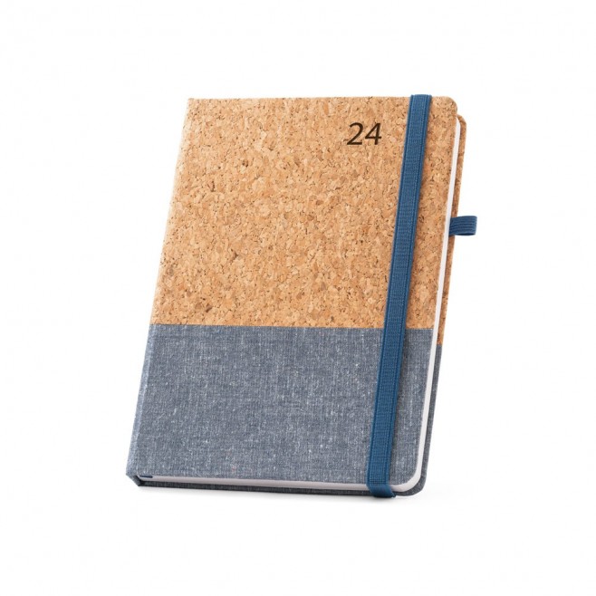 Agenda em cortiça e linho Personalizada Agenda em cortiça e linho Personalizada