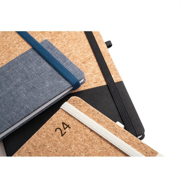Agenda em cortiça e linho Personalizada Agenda em cortiça e linho Personalizada