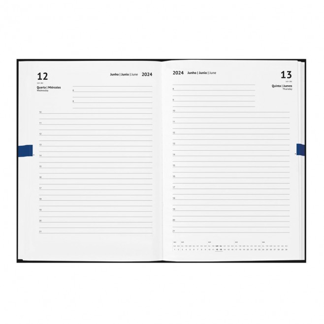 Agenda em cortiça e linho Personalizada Agenda em cortiça e linho Personalizada