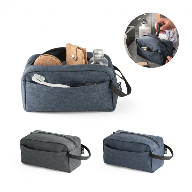 Nécessaire em rPET 600D Com Logomarca Personalizada Nécessaire em rPET 600D Com Logomarca Personalizada