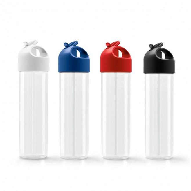 Squeeze Plástico PS 500 ML Com Tampa Colorida Personalizado Squeeze Plástico PS 500 ML Com Tampa Colorida Personalizado