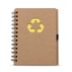 Bloco de Anotação Ecológico com Capa em Papel Kraft Bloco de Anotação Ecológico com Capa em Papel Kraft