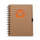 Bloco de Anotação Ecológico com Capa em Papel Kraft Bloco de Anotação Ecológico com Capa em Papel Kraft