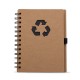 Bloco de Anotação Ecológico com Capa em Papel Kraft Bloco de Anotação Ecológico com Capa em Papel Kraft