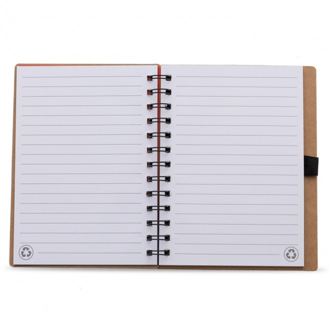 Bloco de Anotação Ecológico com Capa em Papel Kraft Bloco de Anotação Ecológico com Capa em Papel Kraft