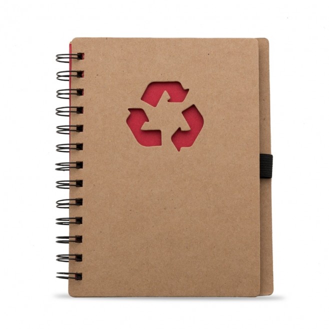 Bloco de Anotação Ecológico com Capa em Papel Kraft Bloco de Anotação Ecológico com Capa em Papel Kraft