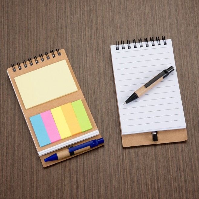 Bloco para anotações em Papel Kraft Bloco para anotações em Papel Kraft