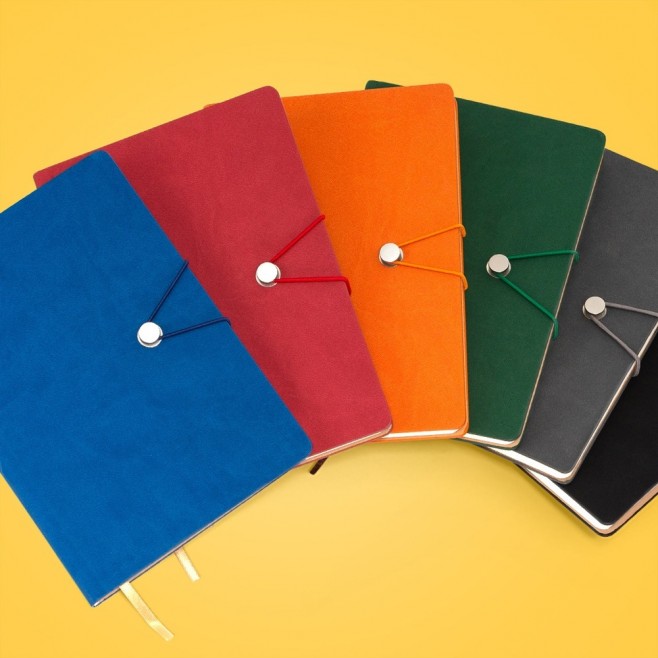 Caderneta Moleskine Com Fecho Elástico Personalizada Caderneta Moleskine Com Fecho Elástico Personalizada
