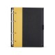 Caderno Fichário de Couro Sintético Personalizado Caderno Fichário de Couro Sintético Personalizado