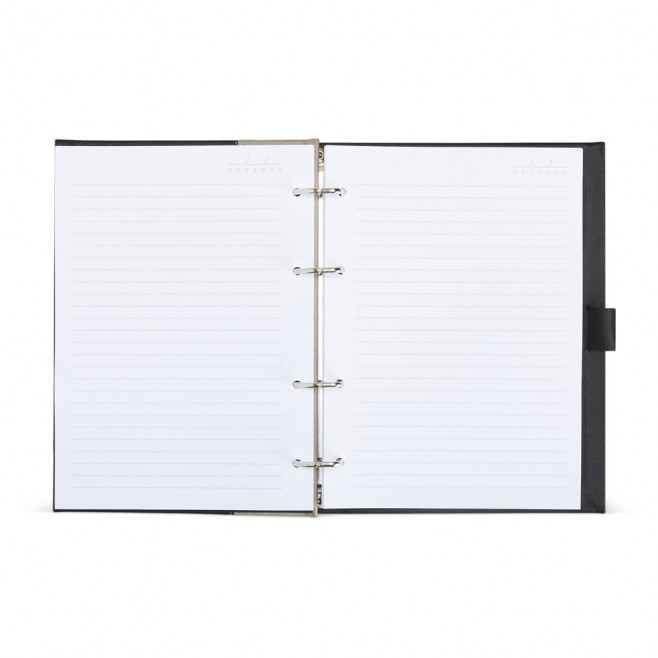 Caderno Fichário de Couro Sintético Personalizado Caderno Fichário de Couro Sintético Personalizado