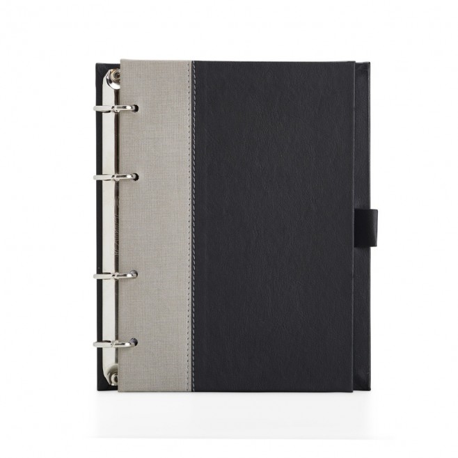 Caderno Fichário de Couro Sintético Personalizado Caderno Fichário de Couro Sintético Personalizado
