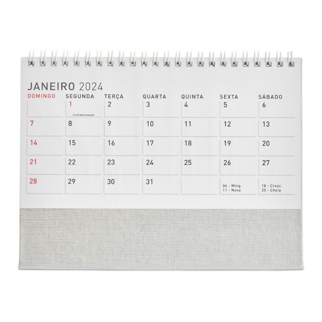 Calendário de Mesa 2024 Personalizado Calendário de Mesa 2024 Personalizado