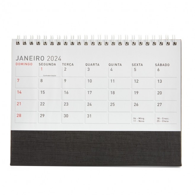 Calendário de Mesa 2024 Personalizado Calendário de Mesa 2024 Personalizado