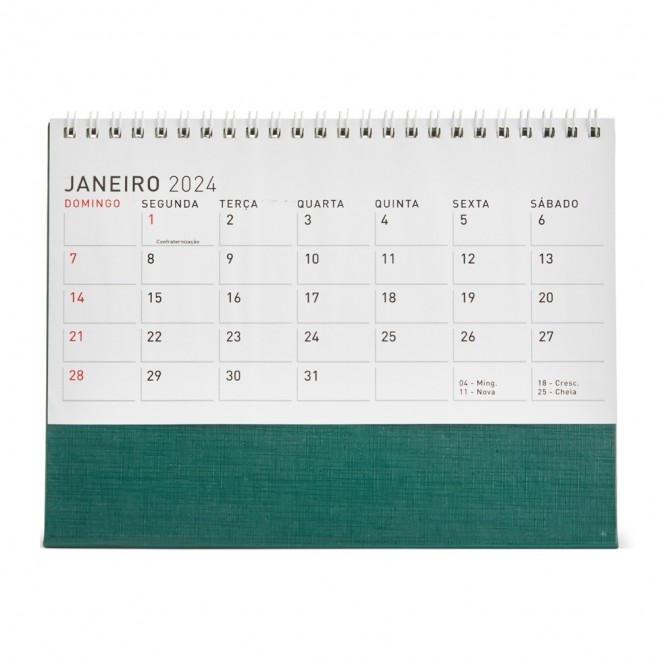 Calendário de Mesa 2024 Personalizado Calendário de Mesa 2024 Personalizado