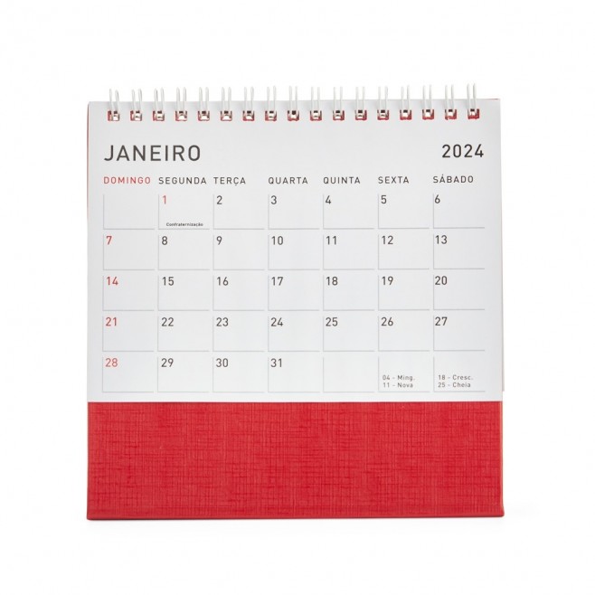 Calendário de Mesa 2024 Personalizado Calendário de Mesa 2024 Personalizado