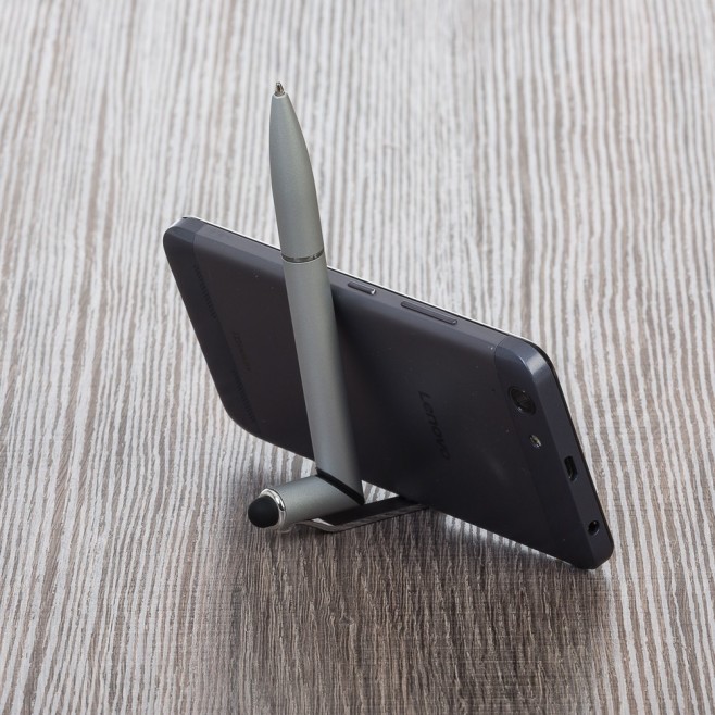Caneta de Plástico Com Touch e Base Para Celular Caneta de Plástico Com Touch e Base Para Celular