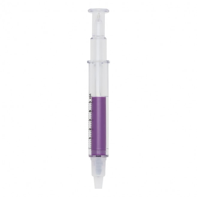 Caneta Seringa Marca Texto Personalizada Caneta Seringa Marca Texto Personalizada