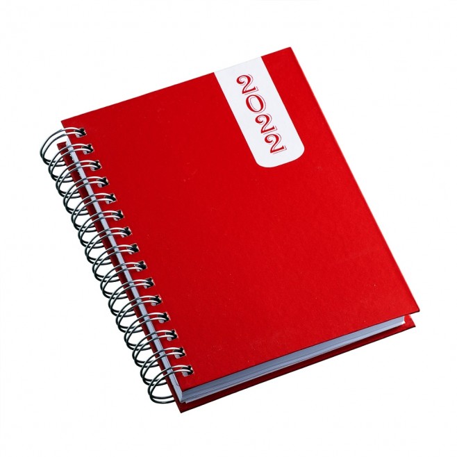 Agenda Diária 2024 Wire-o Personalizada Agenda Diária 2024 Wire-o Personalizada