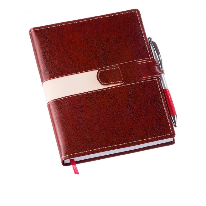 Agenda Diária 2024 com Fecho e Suporte pra Caneta Personalizada Agenda Diária 2024 com Fecho e Suporte pra Caneta Personalizada