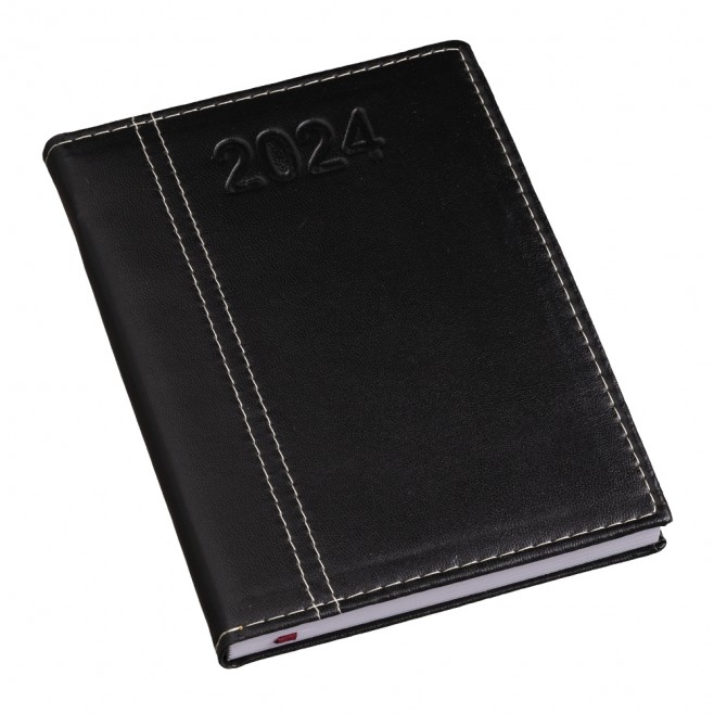 Agenda Diária Couro Sintético Personalizada 2024 Agenda Diária Couro Sintético Personalizada 2024