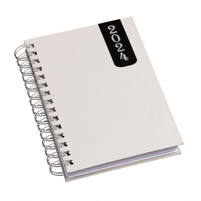 Agenda Diária 2024 Wire-o Personalizada Agenda Diária 2024 Wire-o Personalizada
