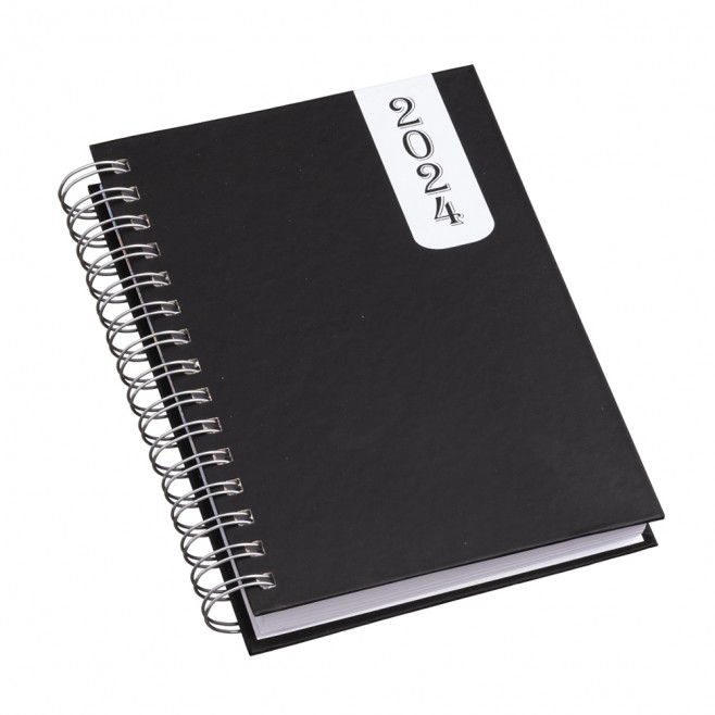 Agenda Diária 2024 Wire-o Personalizada Agenda Diária 2024 Wire-o Personalizada