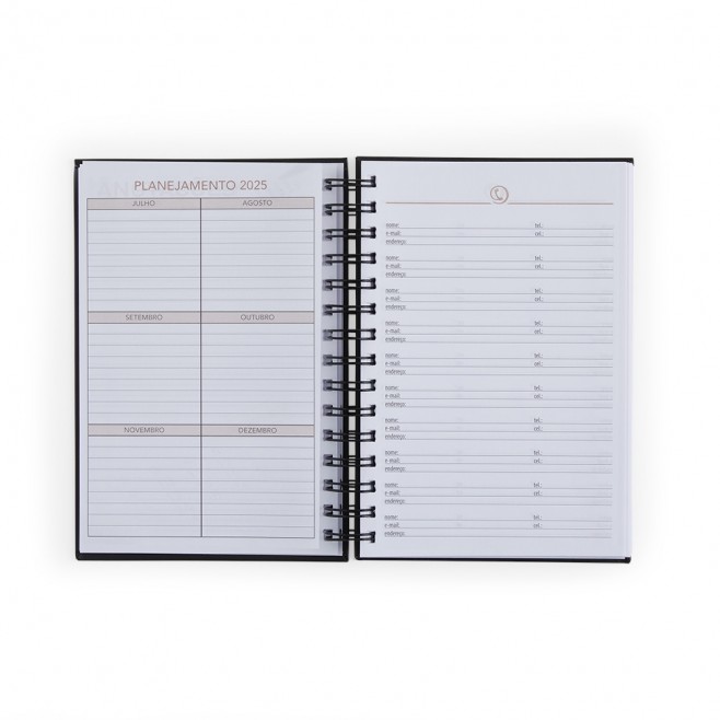Agenda 2024 Cromato para Brindes Personalizado Agenda 2024 Cromato para Brindes Personalizado
