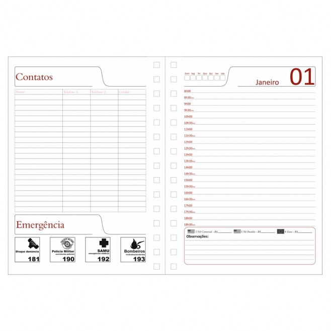 Agenda Permanente Wire-o MDF Sublimática Personalizada Personalizada Para Brinde Agenda Permanente Wire-o MDF Sublimática Personalizada Personalizada Para Brinde