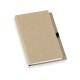 Bloco de Anotações em Kraft com Porta Caneta com Logo para Brindes Bloco de Anotações em Kraft com Porta Caneta com Logo para Brindes