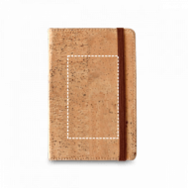 Bloco de Notas Ecológico Com Capa de Cortiça Com Logotipo Bloco de Notas Ecológico Com Capa de Cortiça Com Logotipo