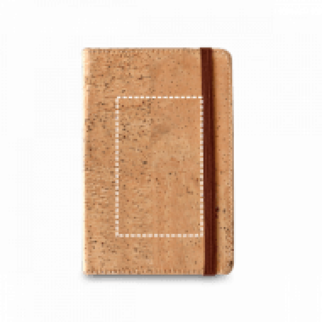 Bloco de Notas Ecológico Com Capa de Cortiça Com Logotipo Bloco de Notas Ecológico Com Capa de Cortiça Com Logotipo