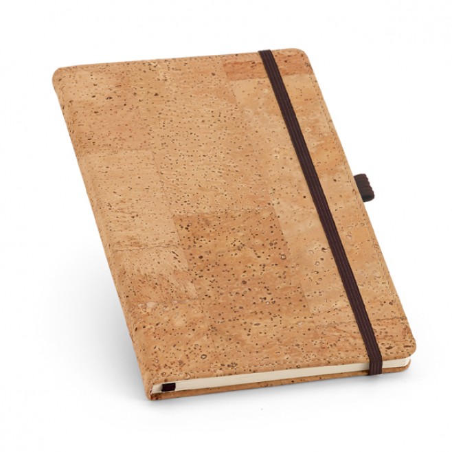 Bloco de Notas Ecológico Com Capa de Cortiça Com Logotipo Bloco de Notas Ecológico Com Capa de Cortiça Com Logotipo
