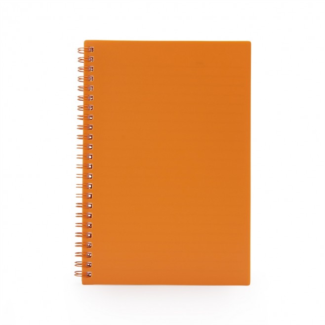 Caderno A5 Plástico Personalizado com Logo Caderno A5 Plástico Personalizado com Logo
