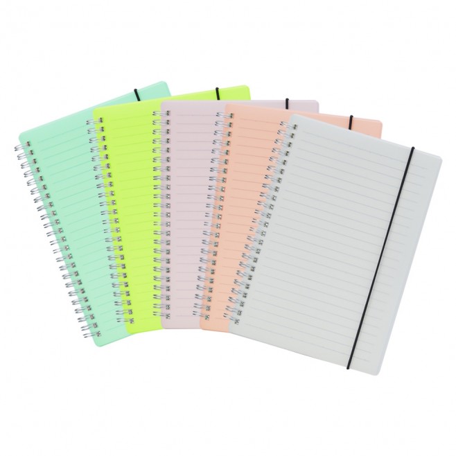 Caderno A5 Plástico Personalizado Caderno A5 Plástico Personalizado
