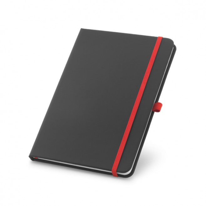 Caderno Capa Couro Sintético Com Elástico Colorido Caderno Capa Couro Sintético Com Elástico Colorido