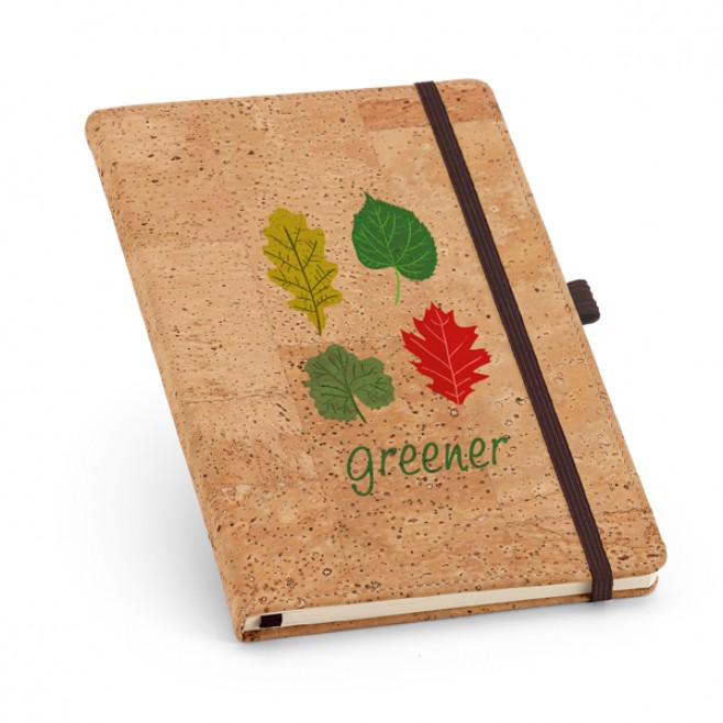 Caderno Para Anotação em Cortiça Com Elástico Caderno Para Anotação em Cortiça Com Elástico