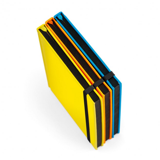 Caderno Capa Dura Fluorescente e Miolo Com Folhas Pautadas Personalizado Caderno Capa Dura Fluorescente e Miolo Com Folhas Pautadas Personalizado