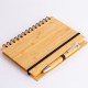 Caderno Com Caneta Em Bambu Personalizado Caderno Com Caneta Em Bambu Personalizado