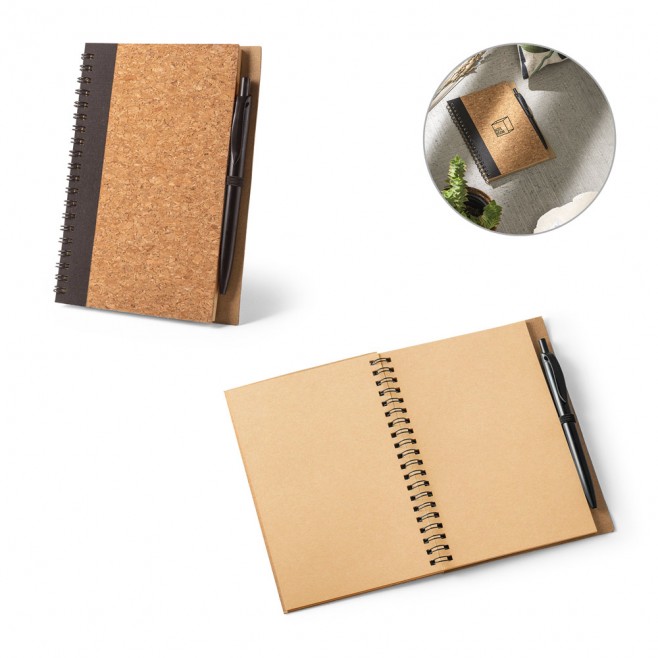 Caderno de Cortiça Personalizado Caderno de Cortiça Personalizado