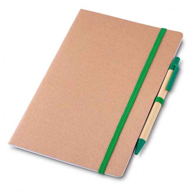 Caderno Ecológico A5 Com Caneta Personalizado Caderno Ecológico A5 Com Caneta Personalizado