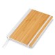 Caderno Ecológico Com Capa de Bambu Personalizado Caderno Ecológico Com Capa de Bambu Personalizado