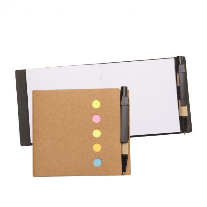 Caderno Ecológico Com Post-it Personalizado Caderno Ecológico Com Post-it Personalizado