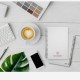 Caderno Espiral A5 Em PP Com Folhas Pautadas Recicladas Personalizado Caderno Espiral A5 Em PP Com Folhas Pautadas Recicladas Personalizado