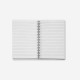 Caderno Espiral A5 Em PP Com Folhas Pautadas Recicladas Personalizado Caderno Espiral A5 Em PP Com Folhas Pautadas Recicladas Personalizado