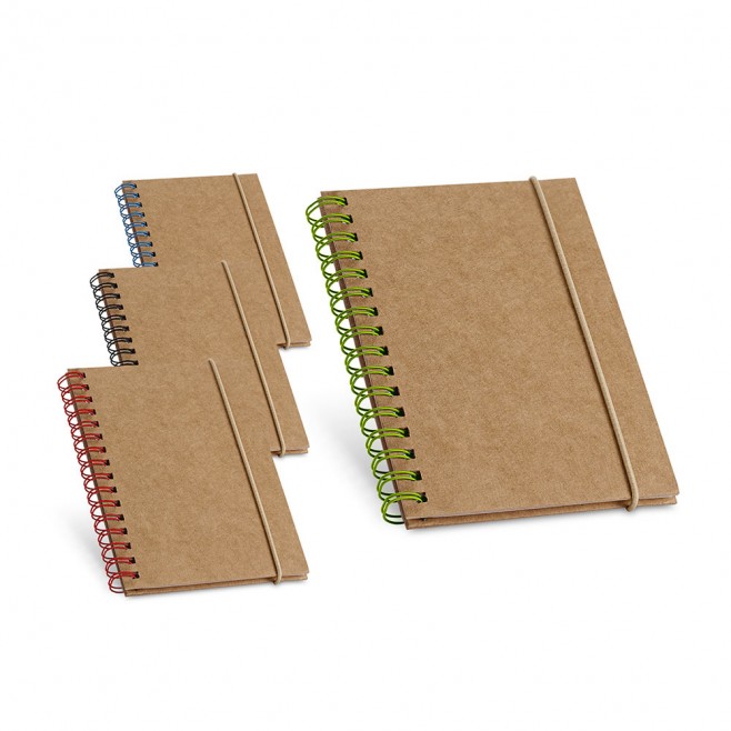 Caderno Papel Reciclado Wire-o Personalizado Caderno Papel Reciclado Wire-o Personalizado