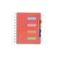 Caderno Pequeno com Divisórias Personalizado Caderno Pequeno com Divisórias Personalizado