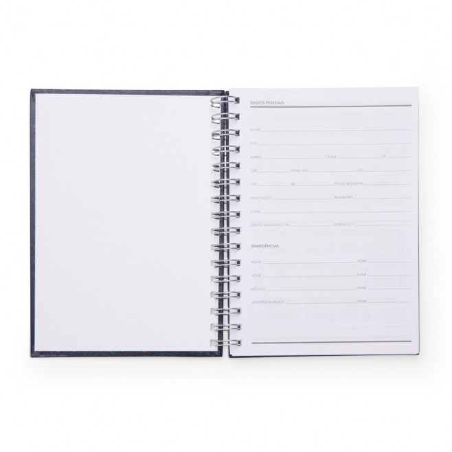 Caderno Pequeno de Couro Sintético Caderno Pequeno de Couro Sintético
