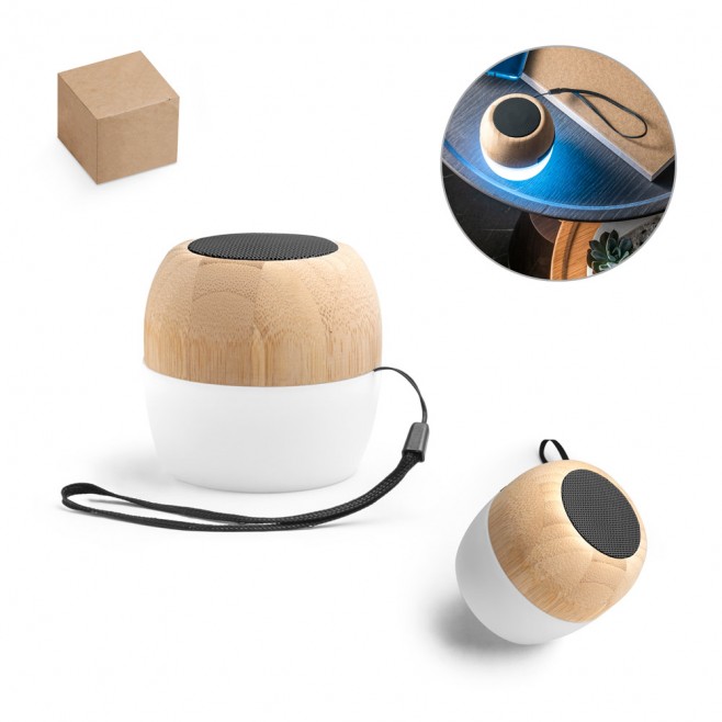 Caixa de Som em Bambu Personalizada Caixa de Som em Bambu Personalizada