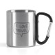 Caneca Aço Inox Com Alça Mosquetão Personalizada Caneca Aço Inox Com Alça Mosquetão Personalizada