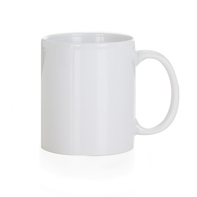 Caneca Cerâmica 300 ml Branca Caneca Cerâmica 300 ml Branca